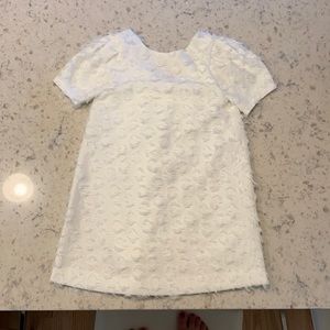 zara girls chic formal white dress